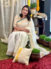 Kasavu With Kara Border Detailed  Kerala Cotton Saree | HT258