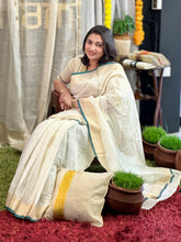Kasavu With Kara Border Detailed  Kerala Cotton Saree | HT258