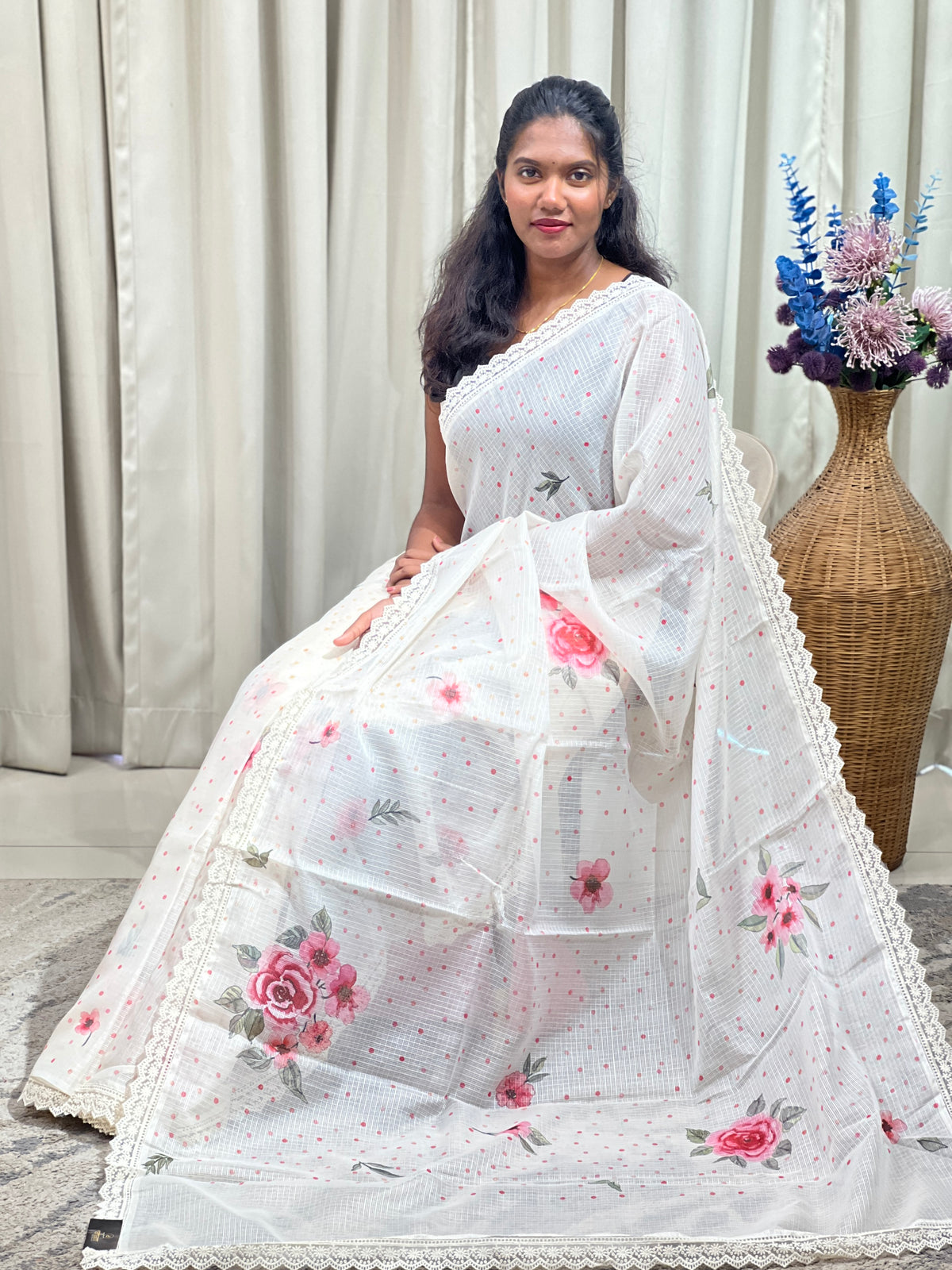 Digital Printed Silky Kota Saree | MR557