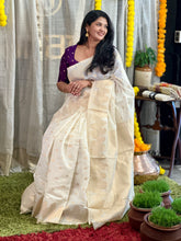 Banarasi Weaved Chanderi Finish Saree | HT260