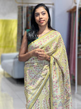 Digital Printed Semi Tussar Saree | SSN196