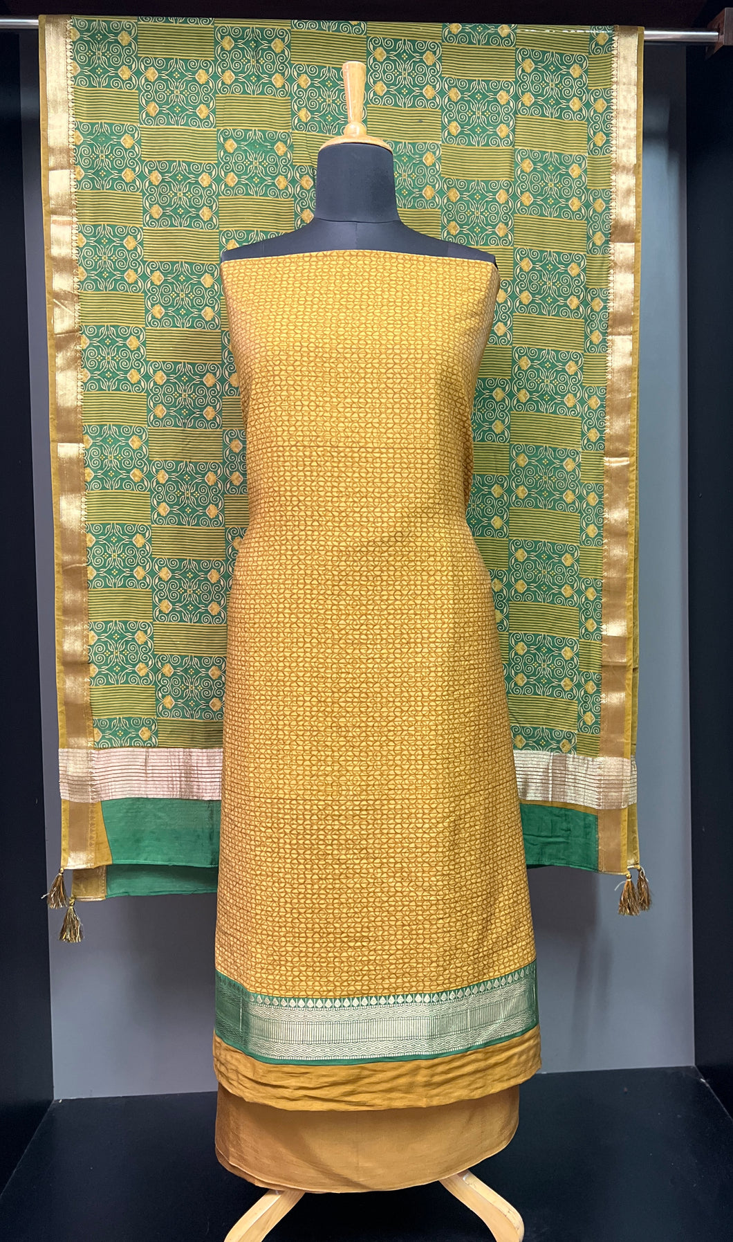 Geometric Pattern Modal Salwar Set  | VAN199