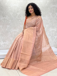 Powerloom Bagalpuri Linen Saree | SK317