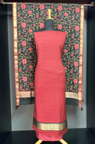 Print With Banarasi Detailed Chanderi Finish Salwar Set | VAN188
