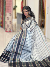 Shibori Tie & Dye Pattern Semi Tussar Saree | AL159