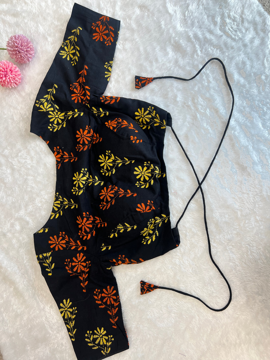 Hand Embroidery Detailed Cotton Stitched Blouse | DNB123