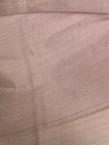 Silver Zari Woven Semi Silk Saree | KF169