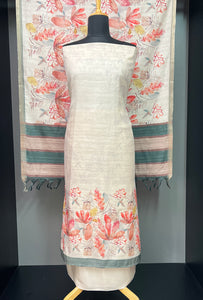 Digital Printed Tussar Finish Salwar Set | VAN175