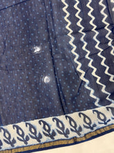 Block Printed Chanderi Saree | JKL351