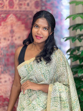Printed With Jamdani Detailed Semi Tussar Saree | SSN278