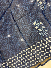 Block Printed Chanderi Saree | JKL352