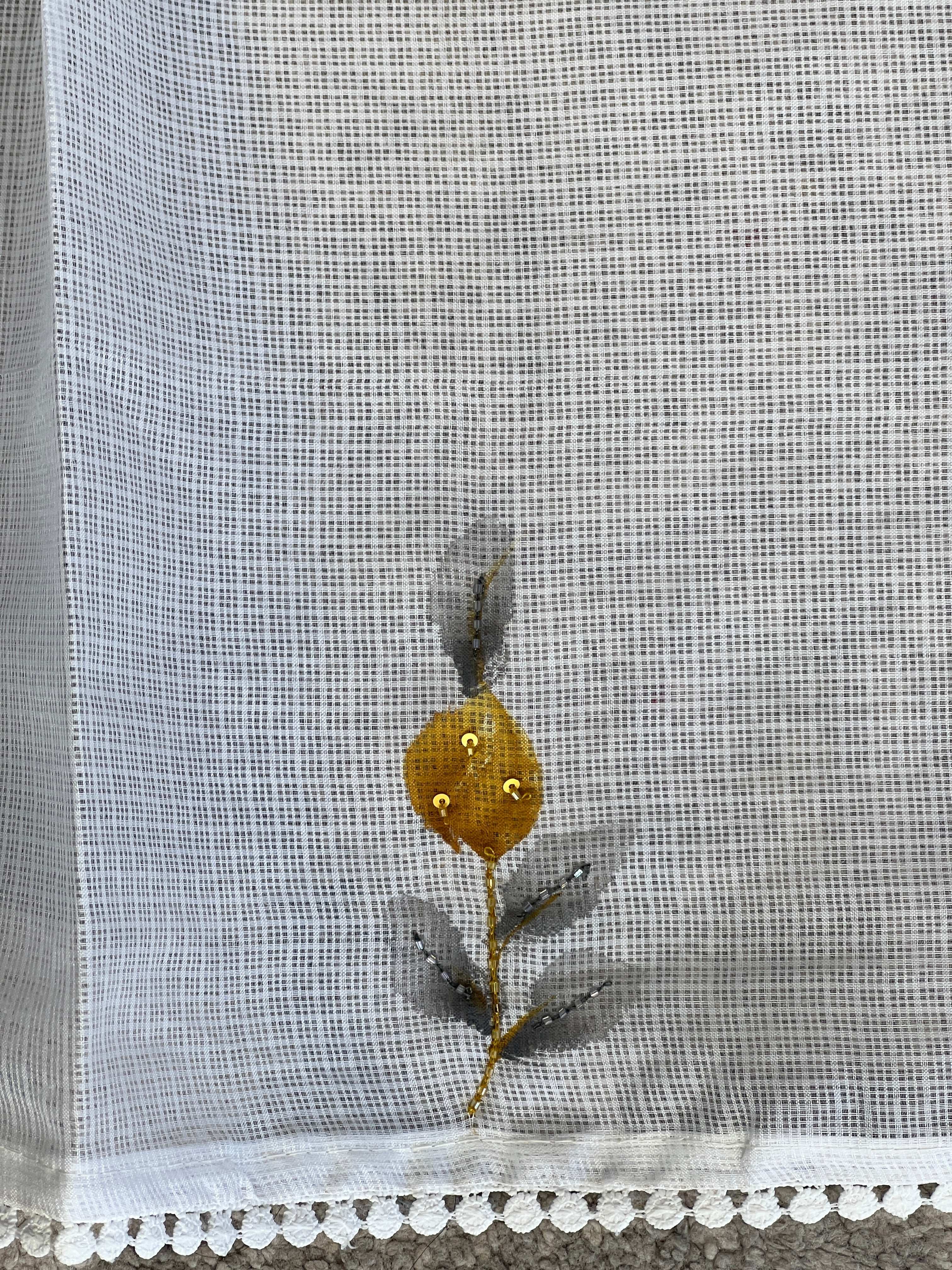 Floral Patterned Supernet Kota Saree | BLD1940