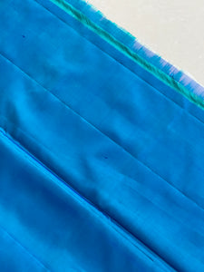 Silver & Golden Zari Woven Soft Silk Saree | TT232