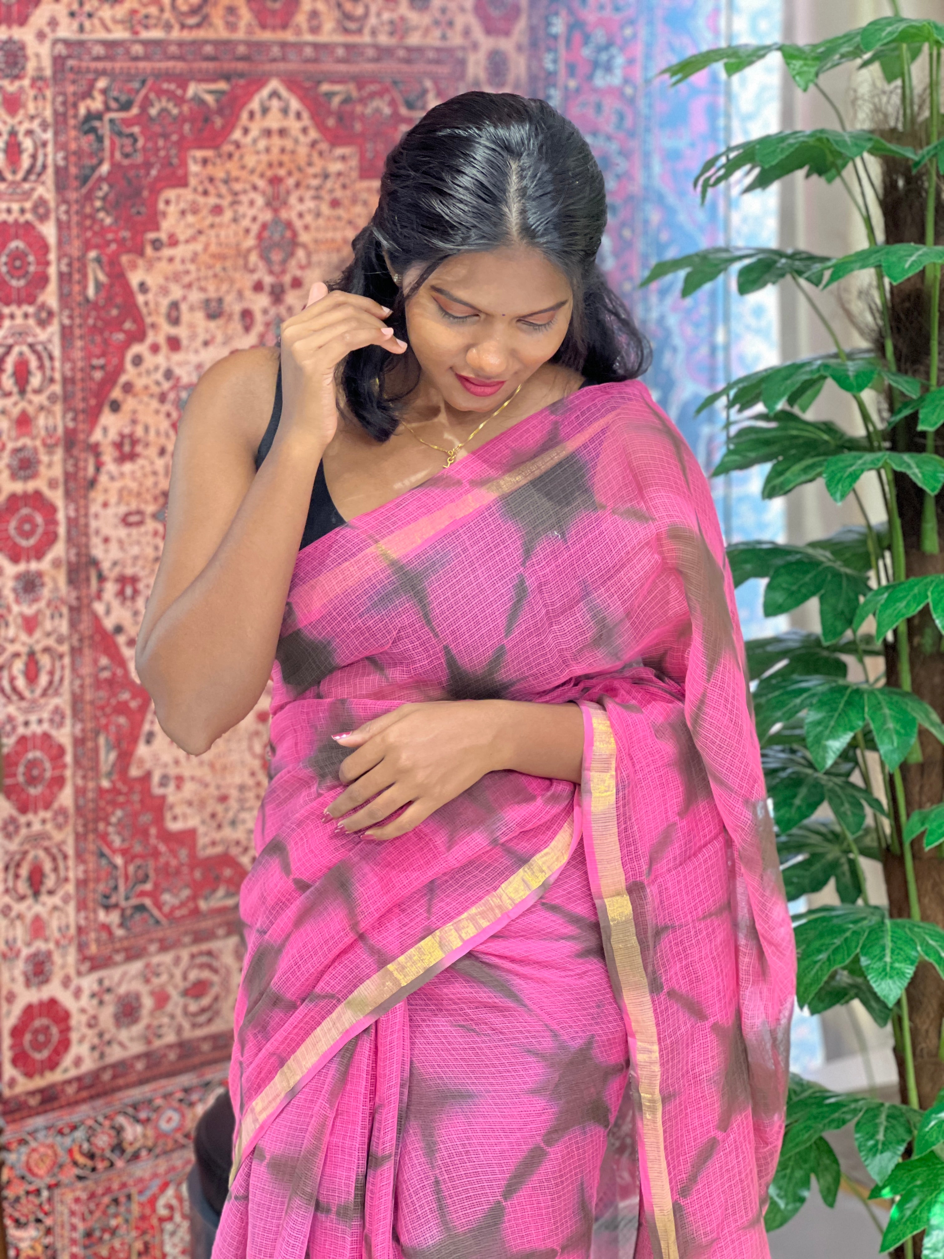 Hand Tie & Dye Kota Saree | RK241
