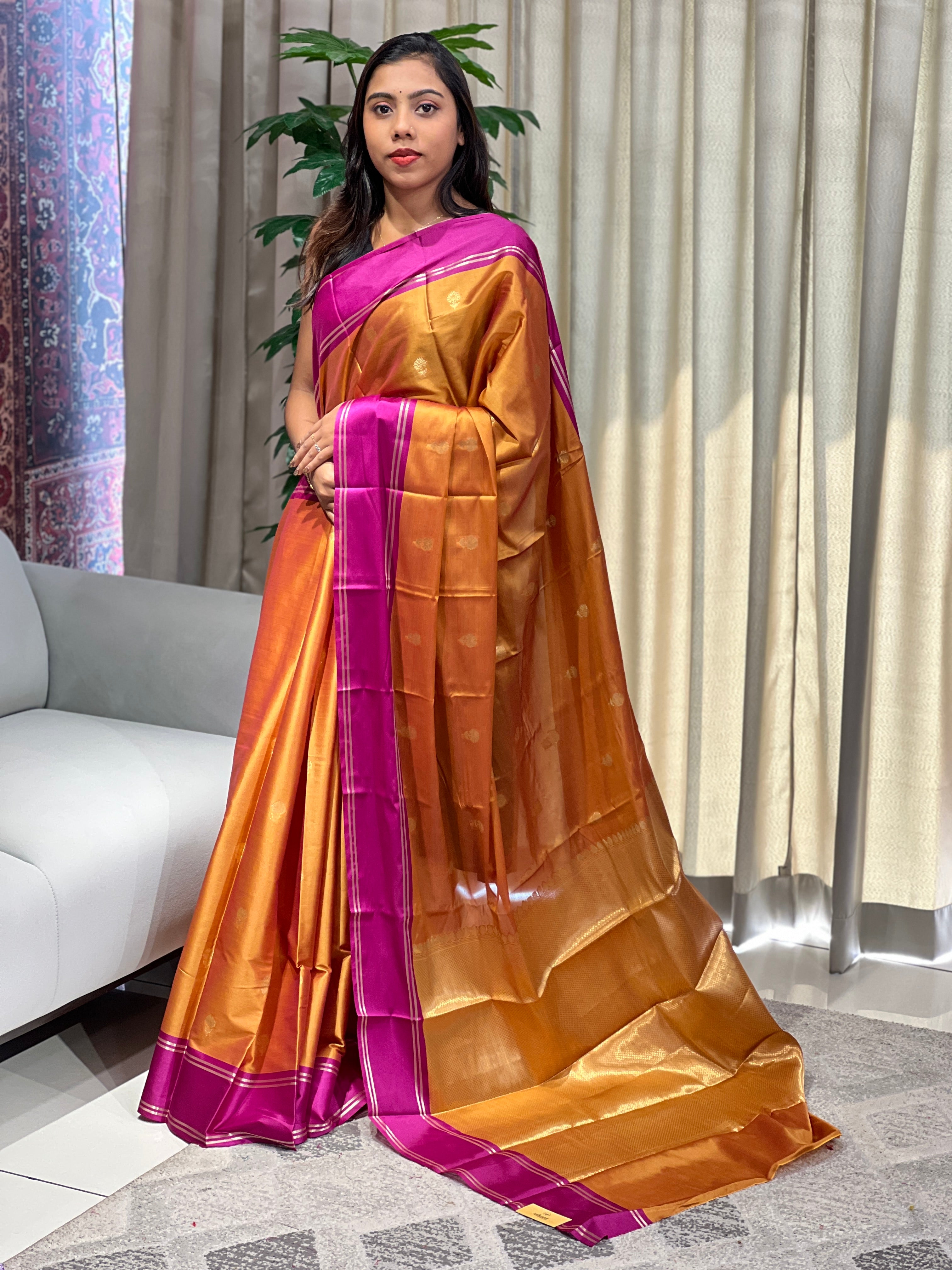 Zari Woven Semi Silk Saree | NN426