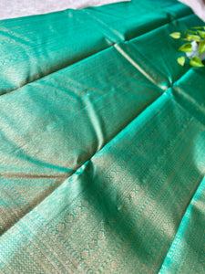 Floral Jaal Designed Kanchipuram Saree | SME196