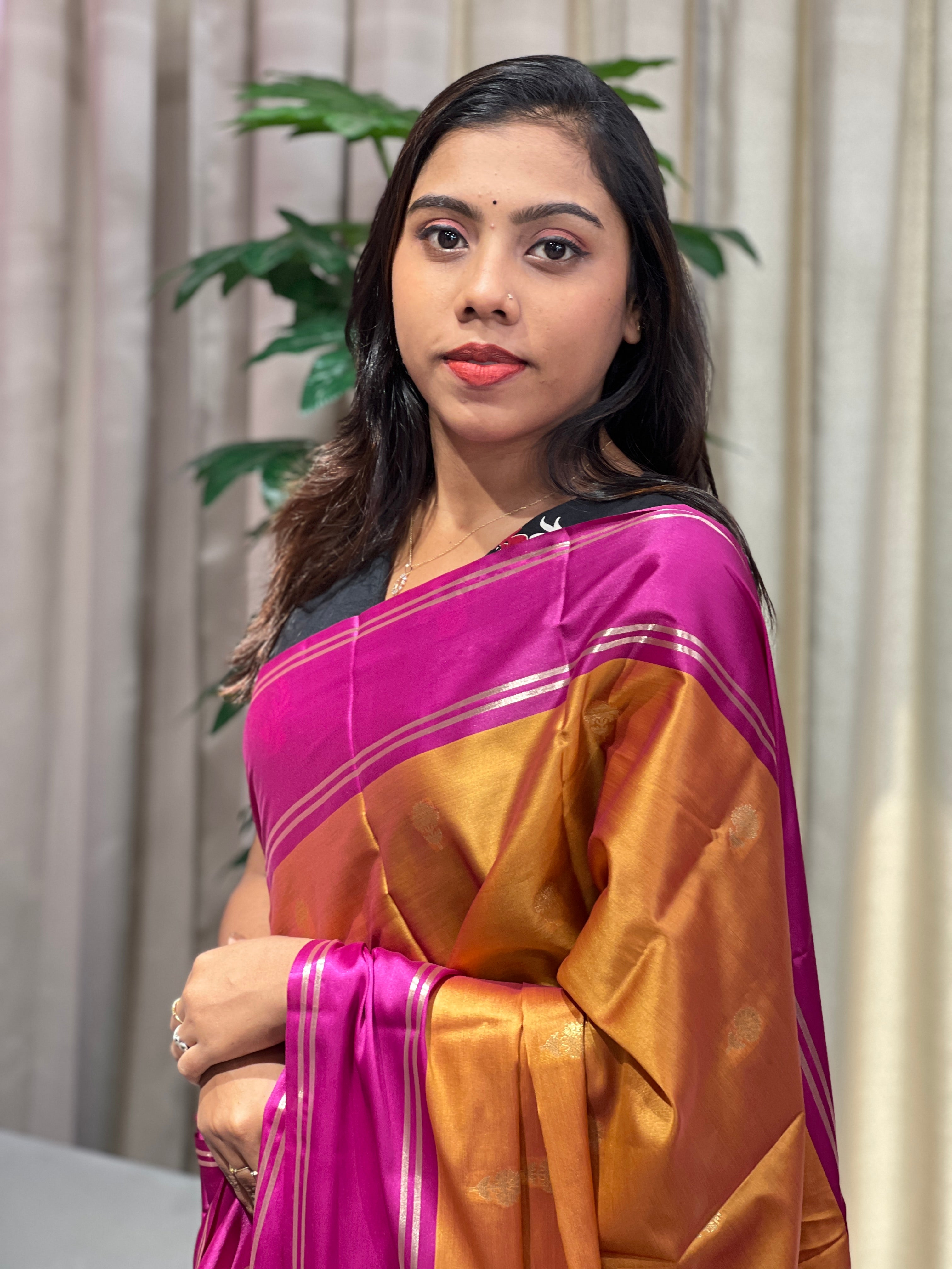 Zari Woven Semi Silk Saree | NN426