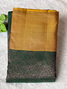 Copper Zari Woven Handloom Kanchipuram Saree | SME201