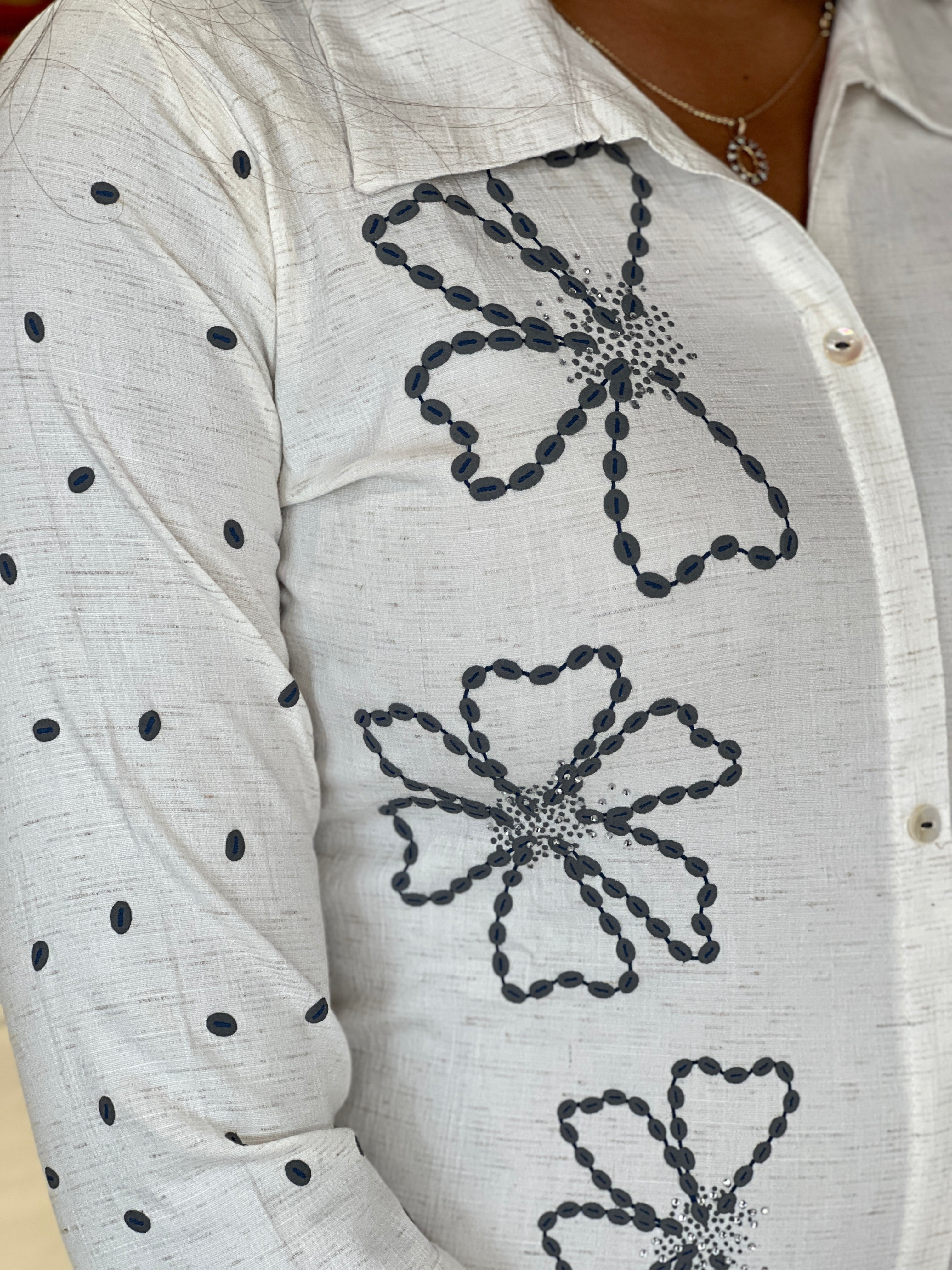 Floral Embossed Printed Rayon Kurta | PGI143
