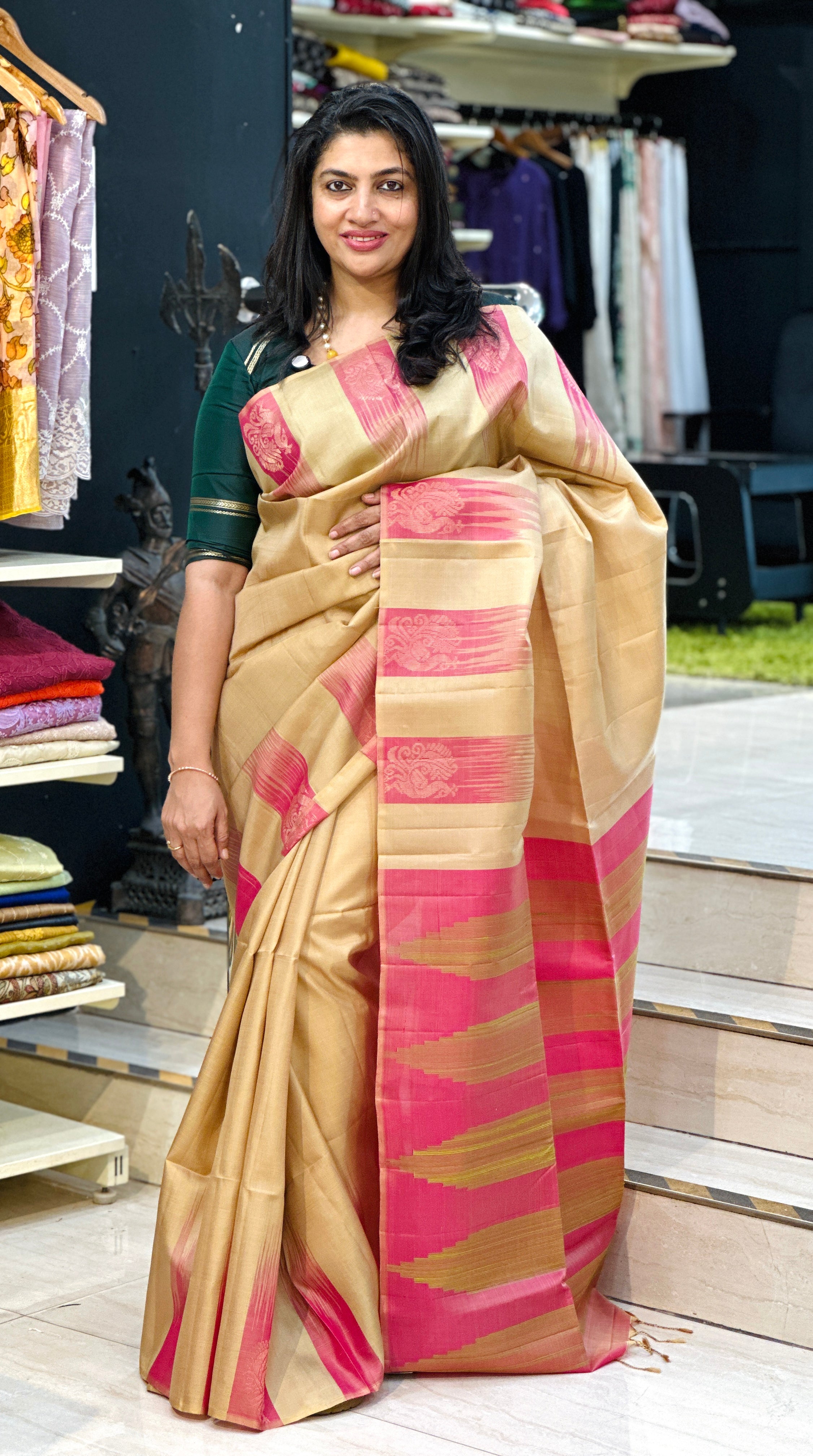 Annapakshi Buta Woven  Soft Silk Saree | SMT202