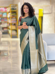 Zari Woven semi Silk Saree | KF174