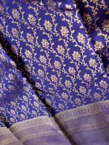 Floral Patterned Handloom Kanchipuram Saree | SME185