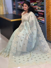 Floral Embroidered Kota Saree | GMS108