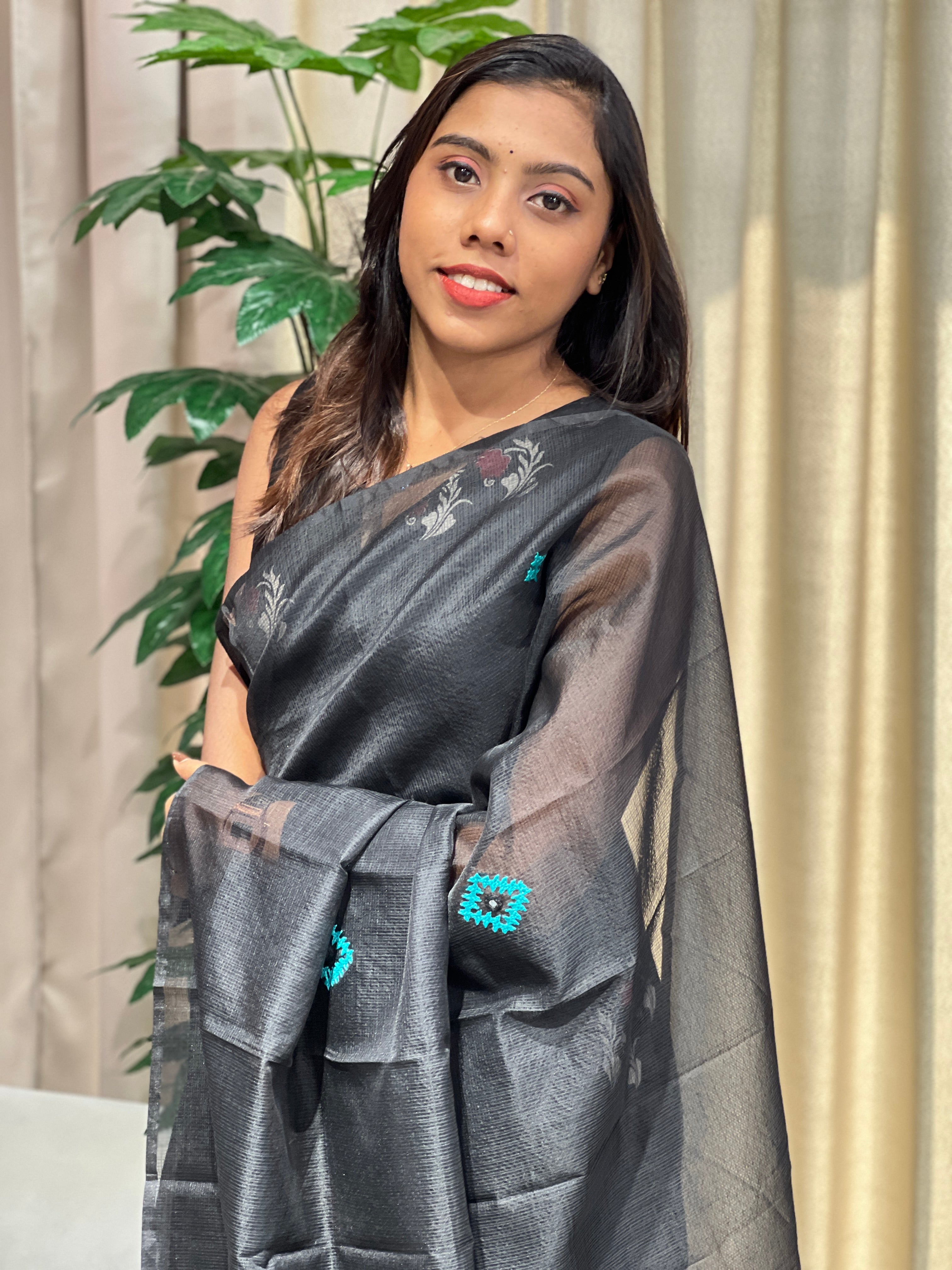 Kutch Work Detailed Kota Saree | JSC453