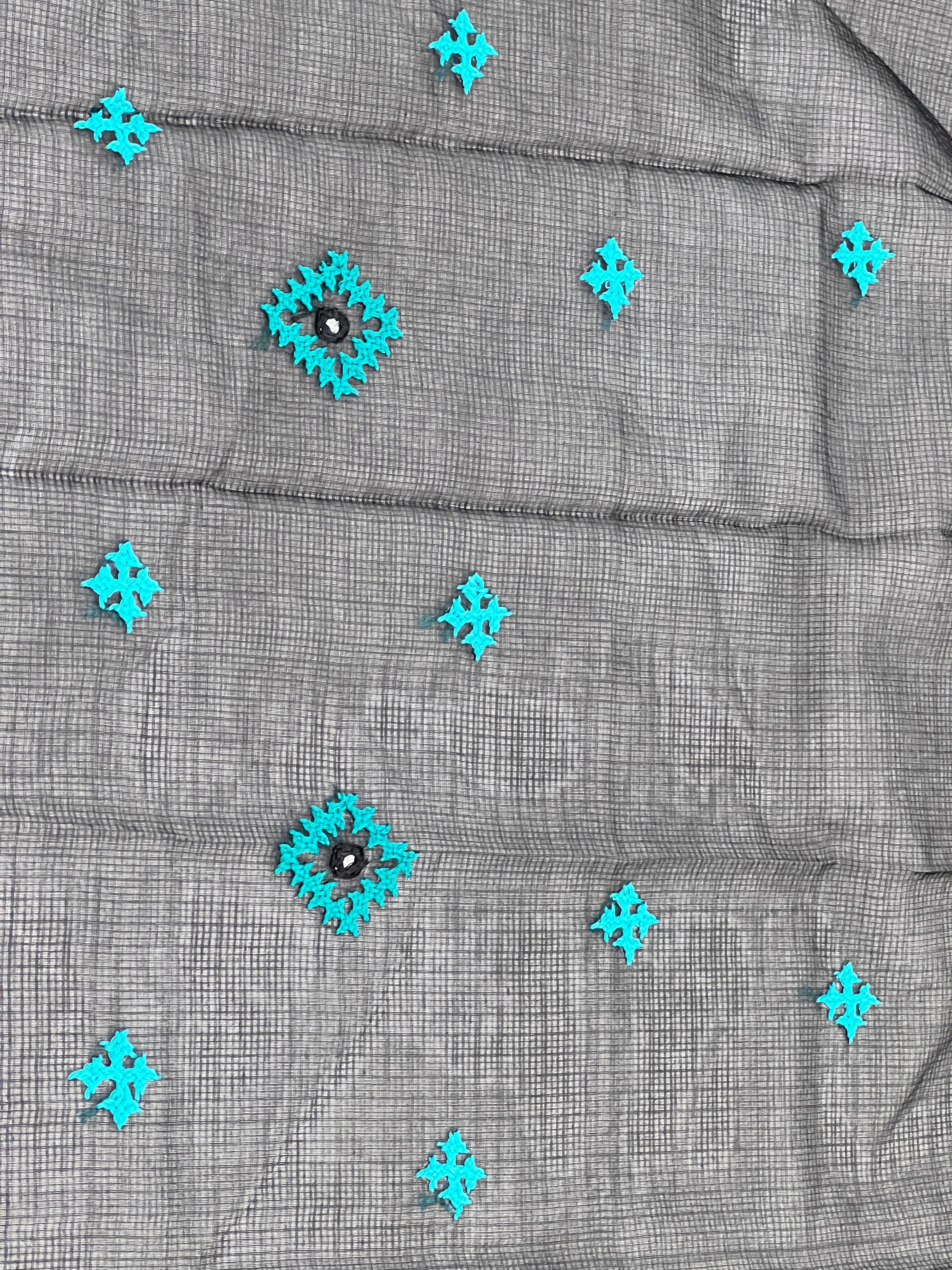 Kutch Work Detailed Kota Saree | JSC453