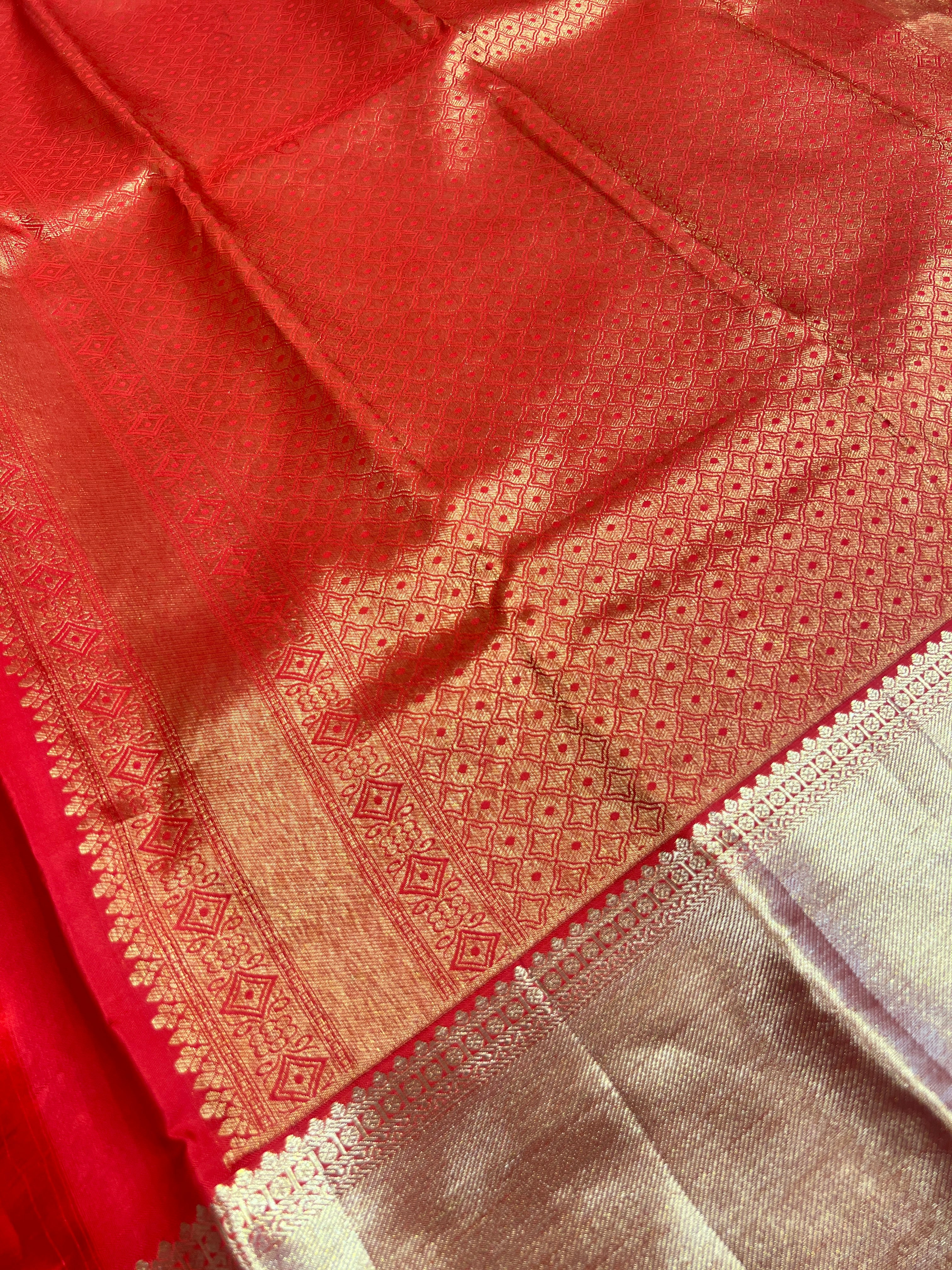 Zari Woven Handloom  Kanchipuram Saree | OM268