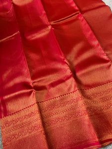 Handloom Stripe Patterned Kanchipuram Saree | SME183