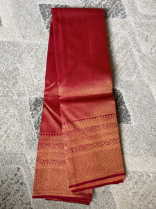 Zari Woven Stripe Patterned Kanchipuram Saree | SME182