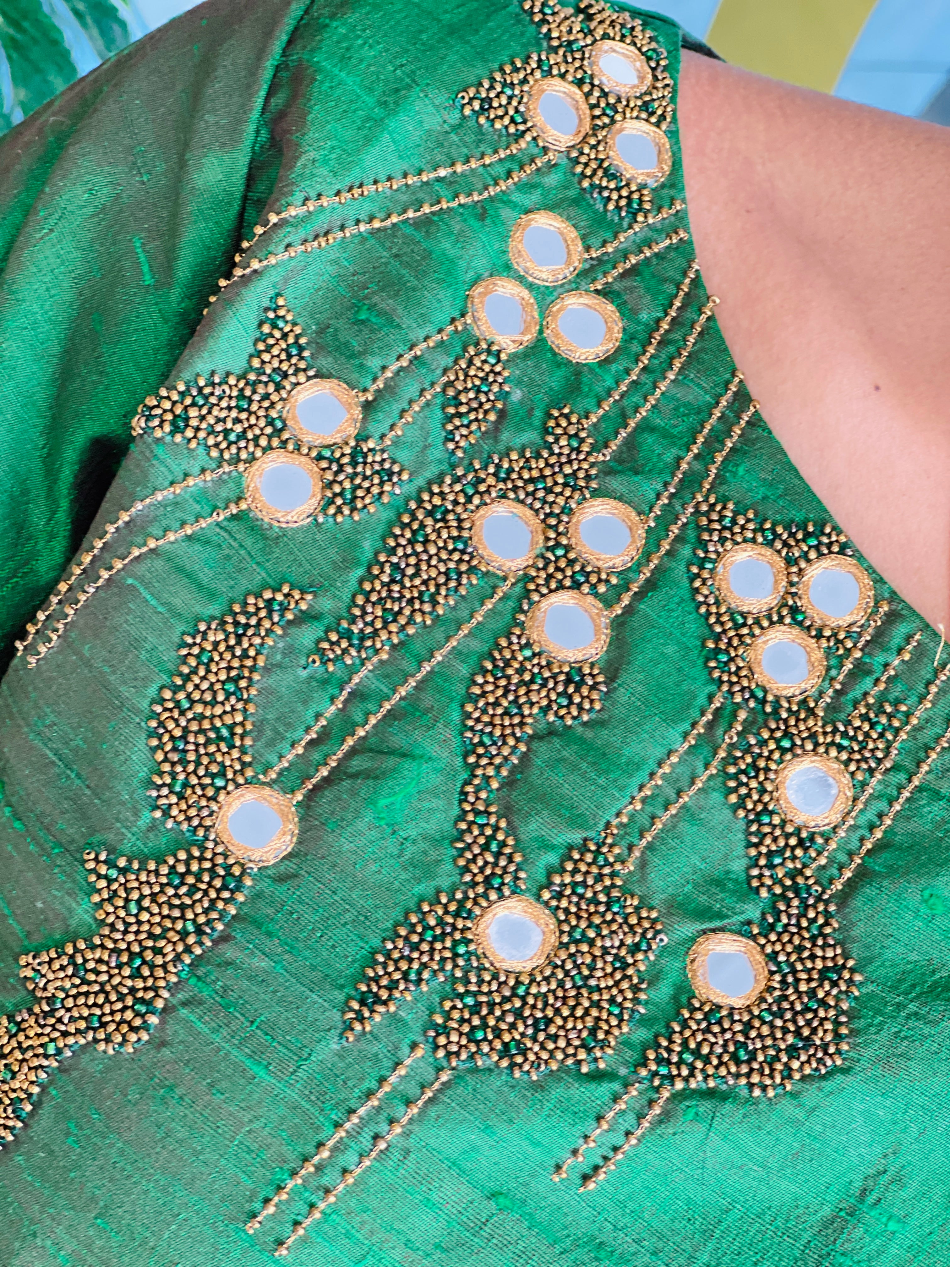 Embroidery Design Yoke Raw Cotton Kurta | DNT627