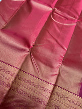 Zari Woven Stripe Patterned Kanchipuram Saree | SME182