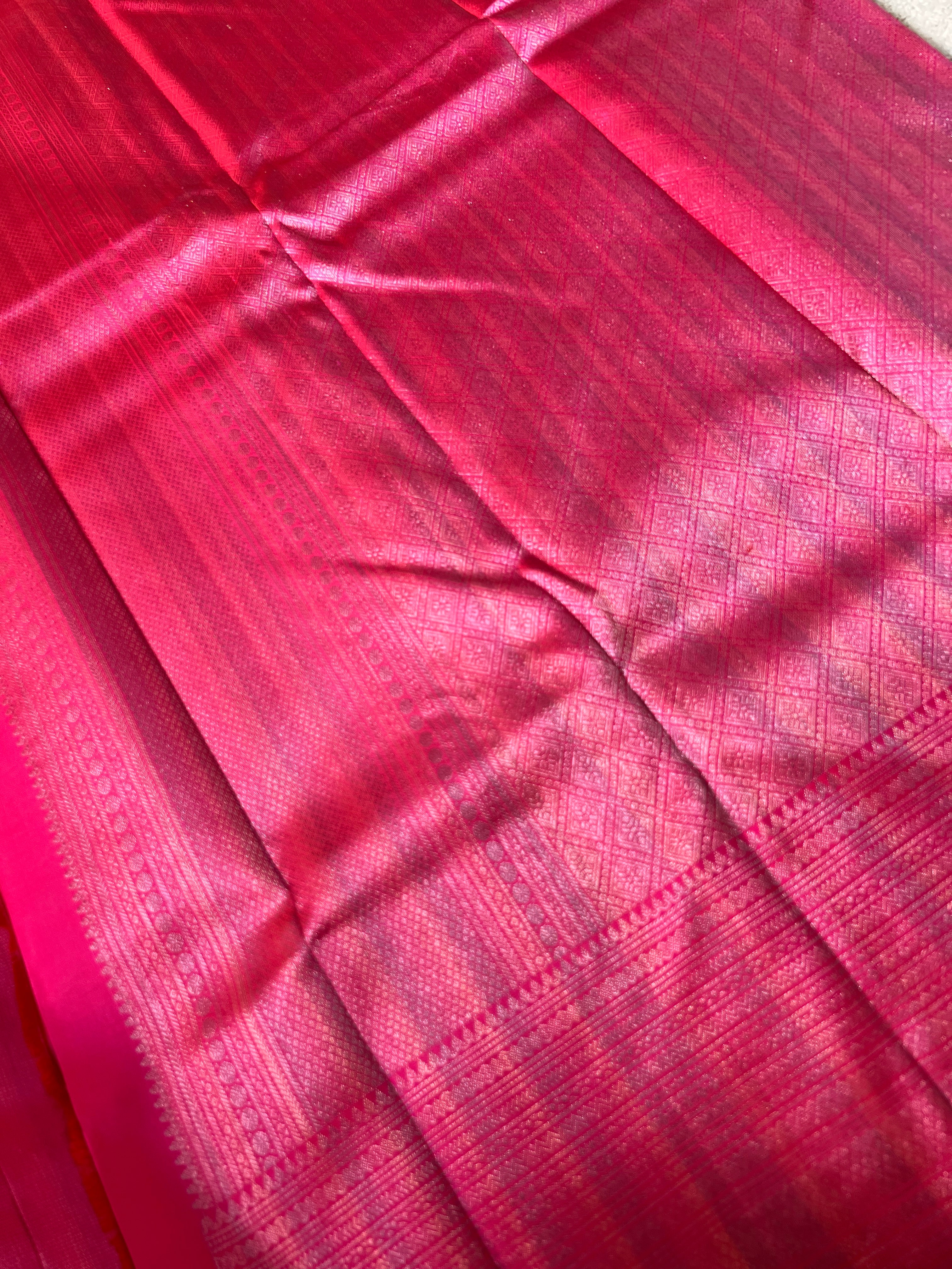 Multi Color Zari Woven Handloom Kanchipuram Saree | SME204