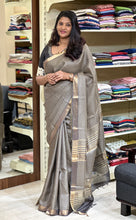 Antique Zari Weaving Tussar Silk Saree | AHR309
