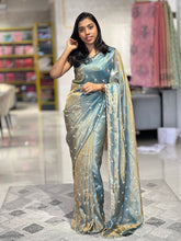 Sequence & Beads Detailed Shimmer Georgette Saree | SBP871
