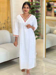 Embroidery Cotton Kurta Set | OS387