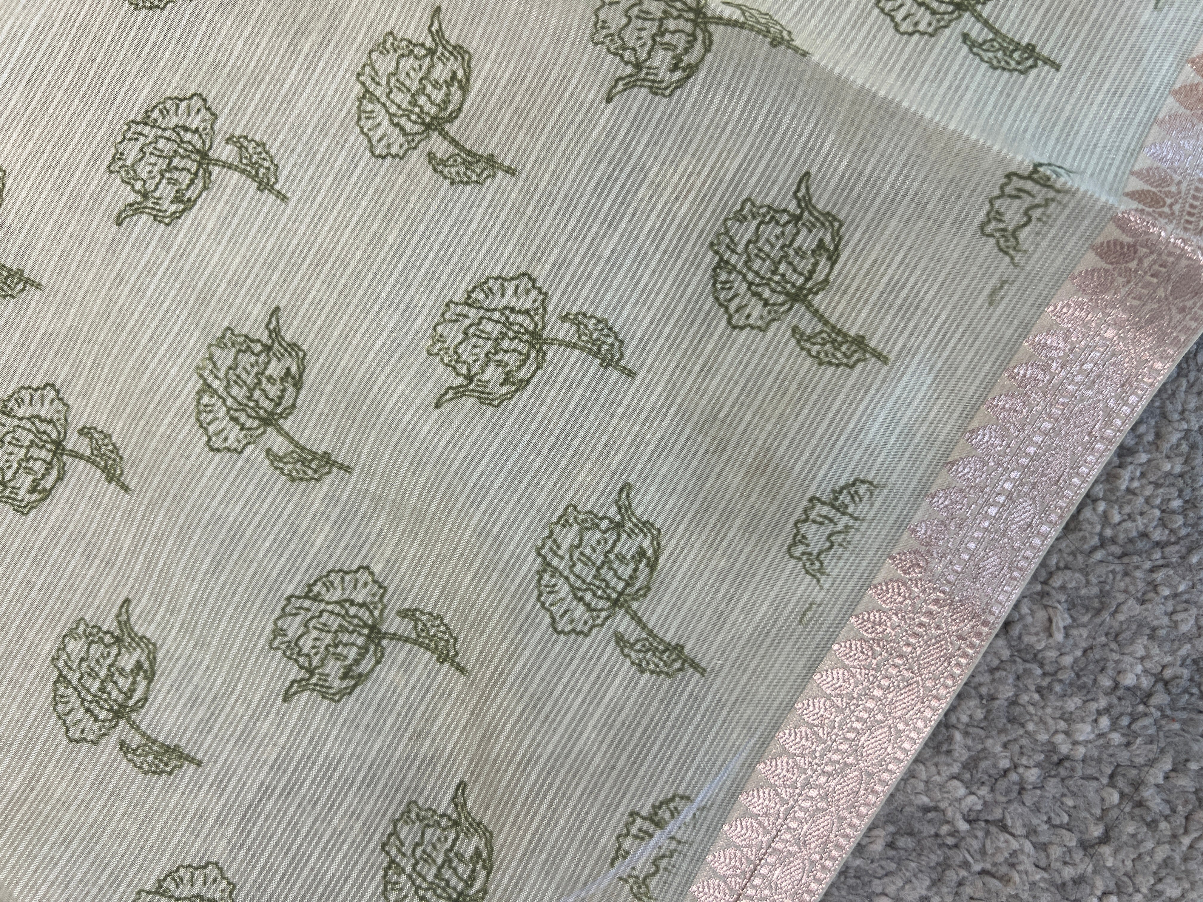 Floral Painted Silky Kota Saree | GMS265