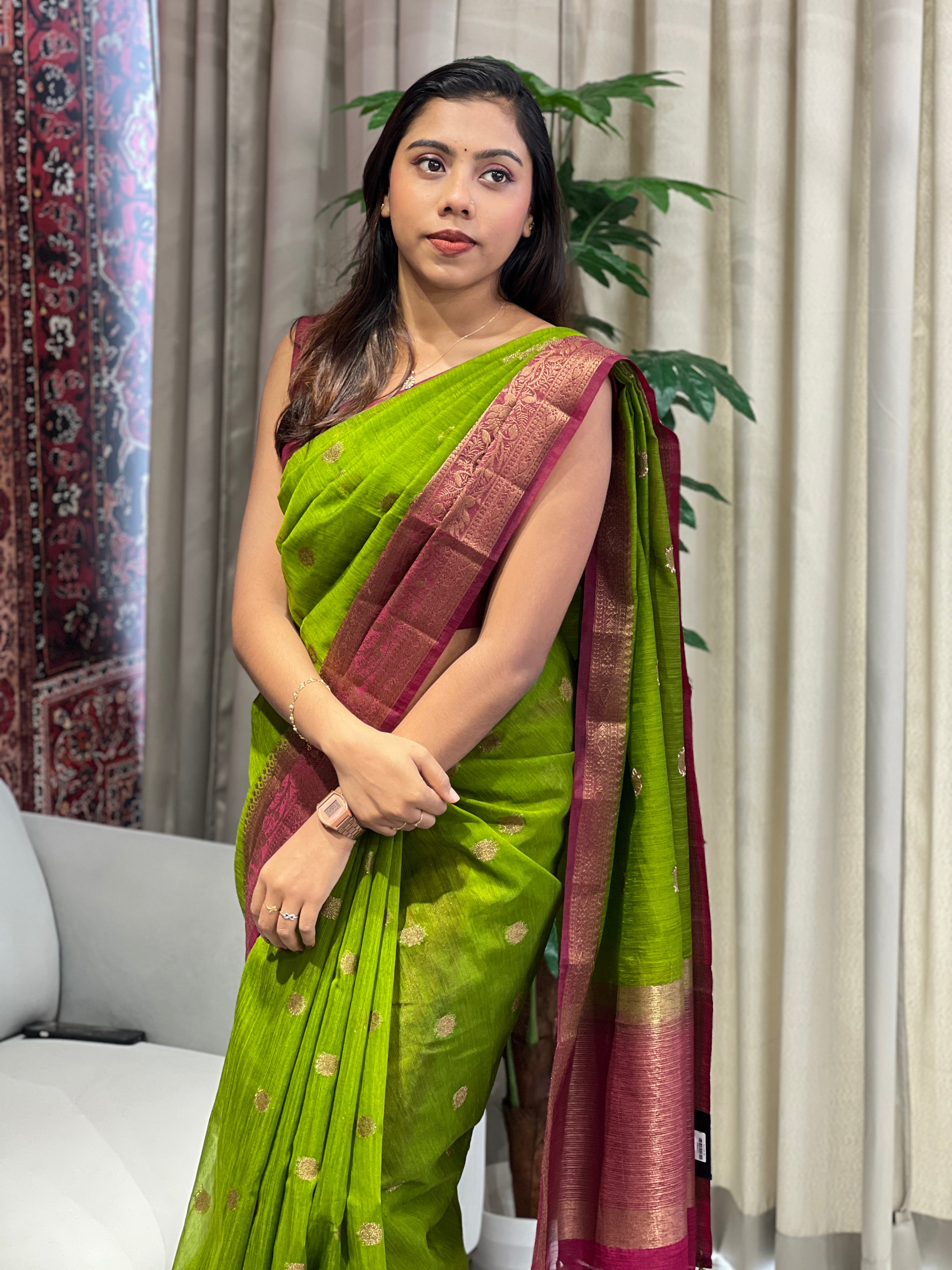 Banarasi Woven Cotton Silk Saree | YNG1077