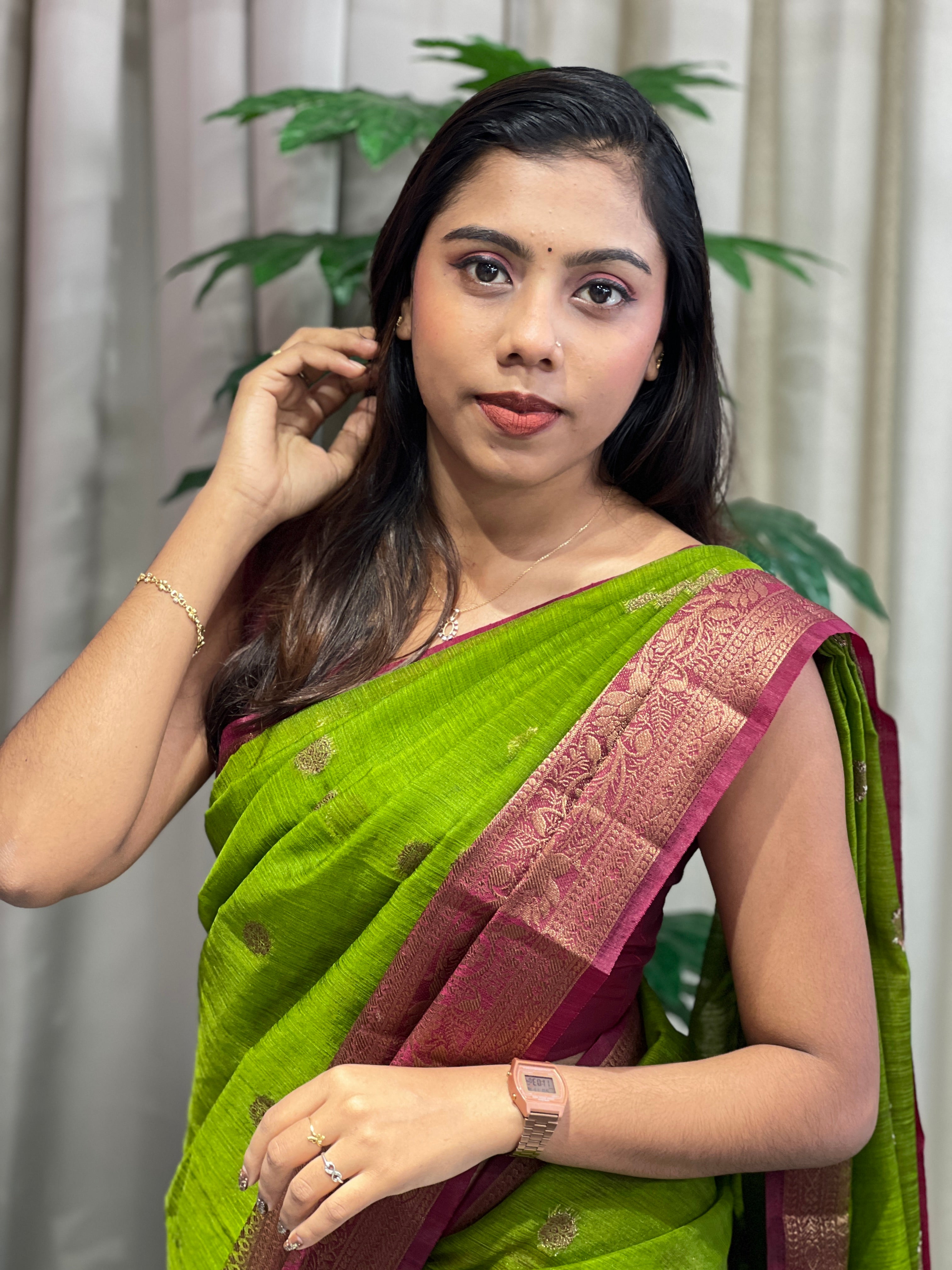 Banarasi Woven Cotton Silk Saree | YNG1077