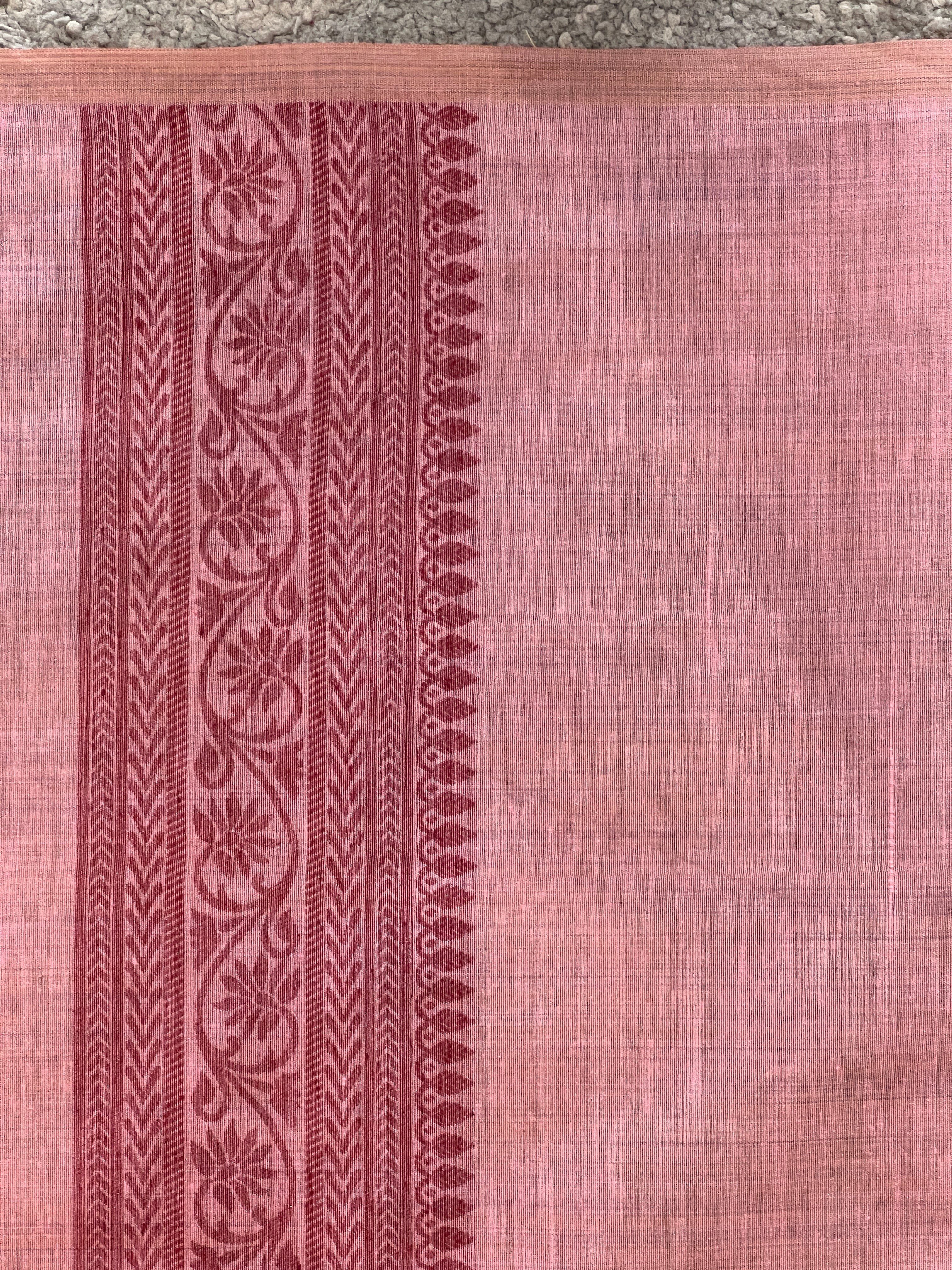 Jamdani Weaving Pattern Chanderi Finish Saree | GMS168