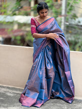 Zari Weaved Semi Silk Saree | TR124