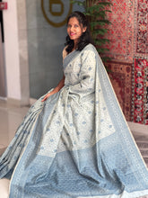 Jamdani Weaving Pattern Chanderi Finish Saree | GMS166