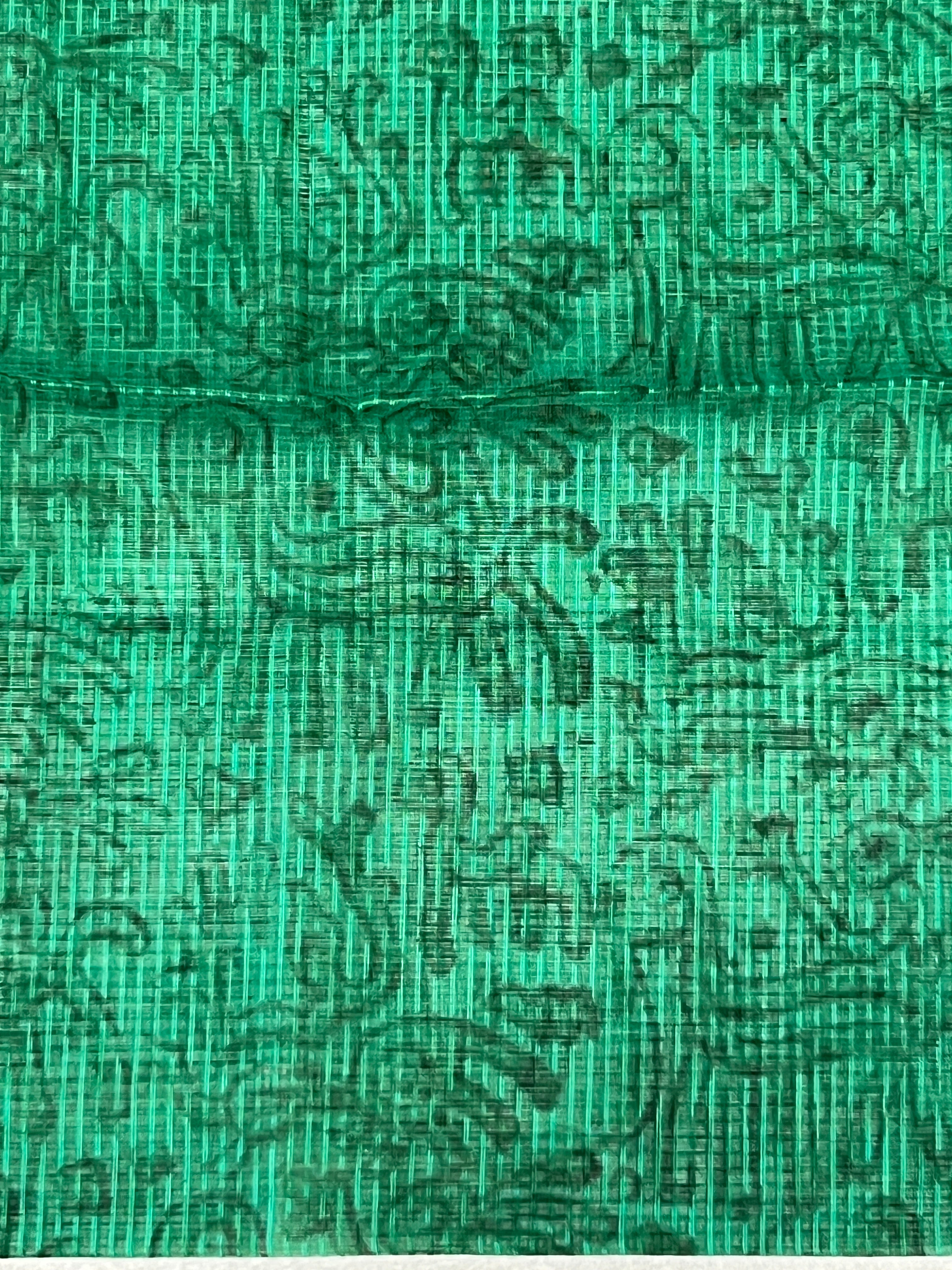 Hand Block Printed Muga Check Organza Saree | JSC436