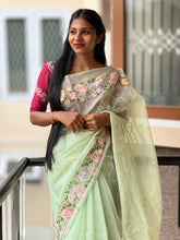 Floral Embroidered Kota Saree | GMS103