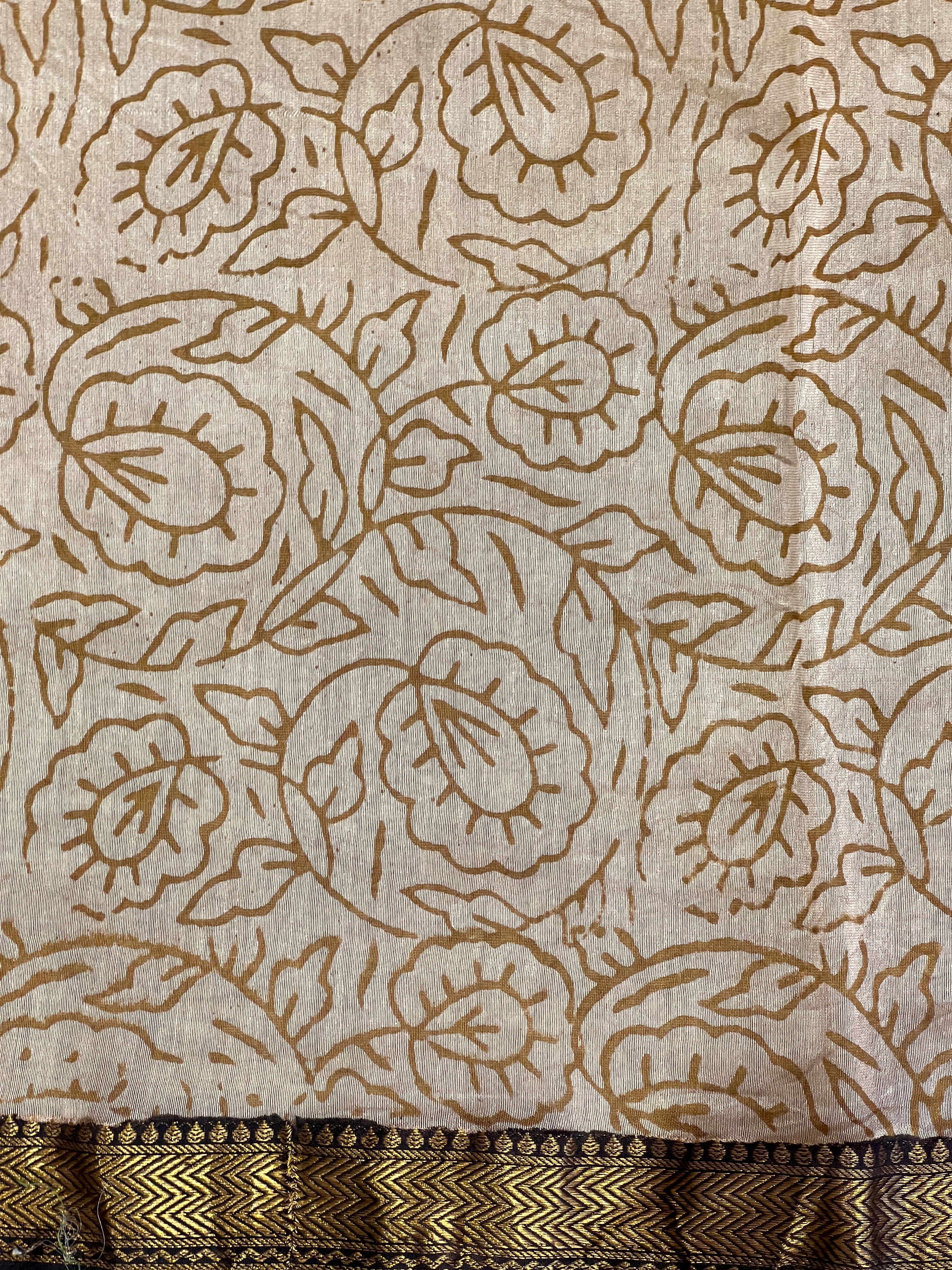 Mangalgiri Border Detailed Chanderi Saree | VFC592