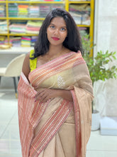 Machine Embroidery Detailed Viscose Organza Saree | SUN574