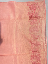 Machine Embroidery Detailed Viscose Organza Saree | SUN495