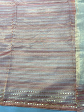 Machine Embroidery Detailed Viscose Organza Saree | SUN574